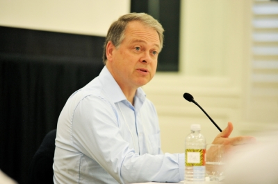 Professor Jeff Hardin, chair of the zoology department at the University of Wisconsin-Madision, speaking at the Ethics and Public Policy Center's 'Faith Angle Forum,' on 'Christianity and Science: Current Disputes among the Faithful,' Nov. 18, 2014, Miami Beach, Florida.