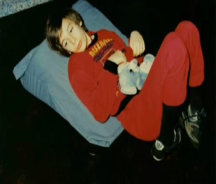 Martin Pistorius lays in a trance as a child.