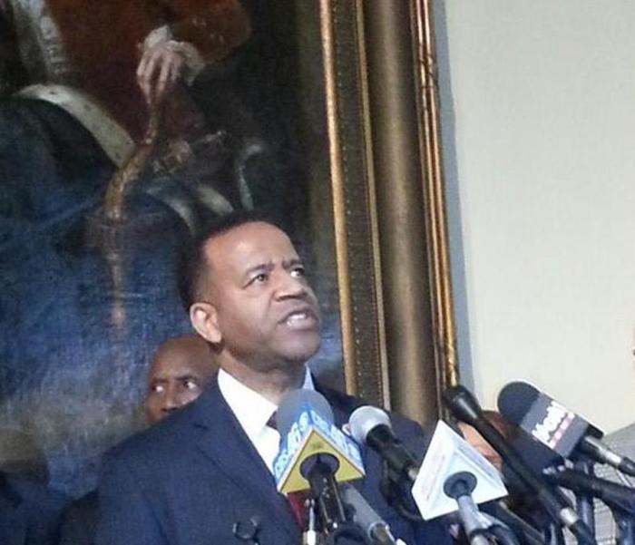 Faith leaders united January, 13, 2015, for a public rally at the Georgia State Capitol in a show of support for ousted Atlanta Fire Chief Kelvin Cochran who was fired on Jan. 6 for espousing his Christian beliefs in a self-published book and distributing copies in the workplace.
