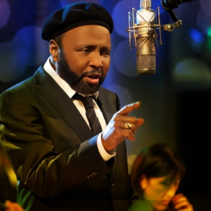 Andraé Crouch's funeral takes place on Jan. 21, 2015.