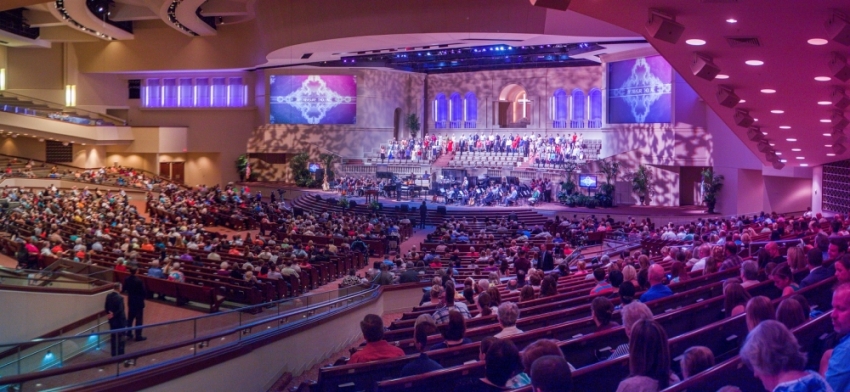 Worship service held at the Worship Center at Idlewild Baptist Church, located in Lutz, Florida.