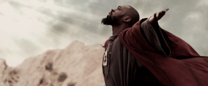 Recording artist Mali Music appears as Jesus Christ in the new musical motion picture 'Revival! The Experience.'