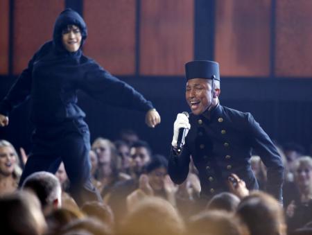 Pharrell Williams performs "Happy"