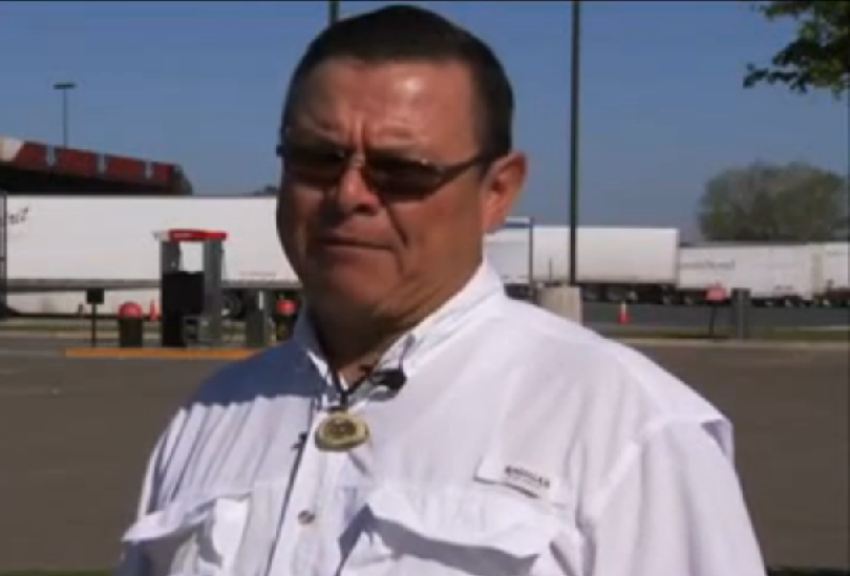 Truck driver Ramiro Olivarez.