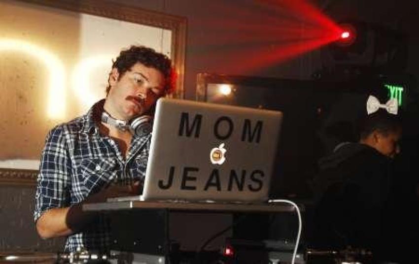 Actor Danny Masterson performs as "DJ Mom Jeans" at the Bing Lounge during the Sundance Film Festival in Park City, Utah January 24, 2011.