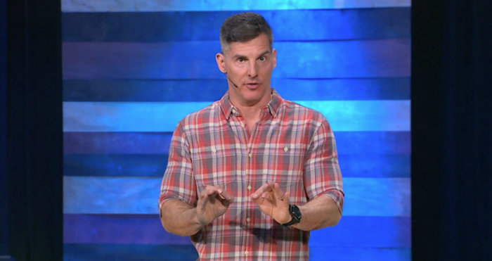 LifeChurch.tv Senior Pastor Craig Groeschel preaches the weekend of Feb. 8, 2014, 'God Wants You Happy,' part one of his sermon series titled 'God Never Said That.'