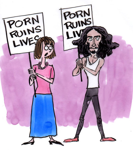 Russell brand deals on porn