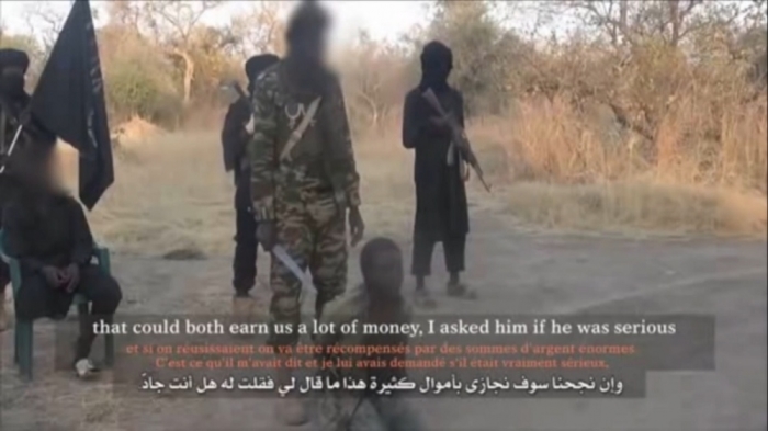 A gruesome video allegedly showing the executions of two men accused of working as police spies has been released by Nigerian Islamist group Boko Haram on March 2, 2015.