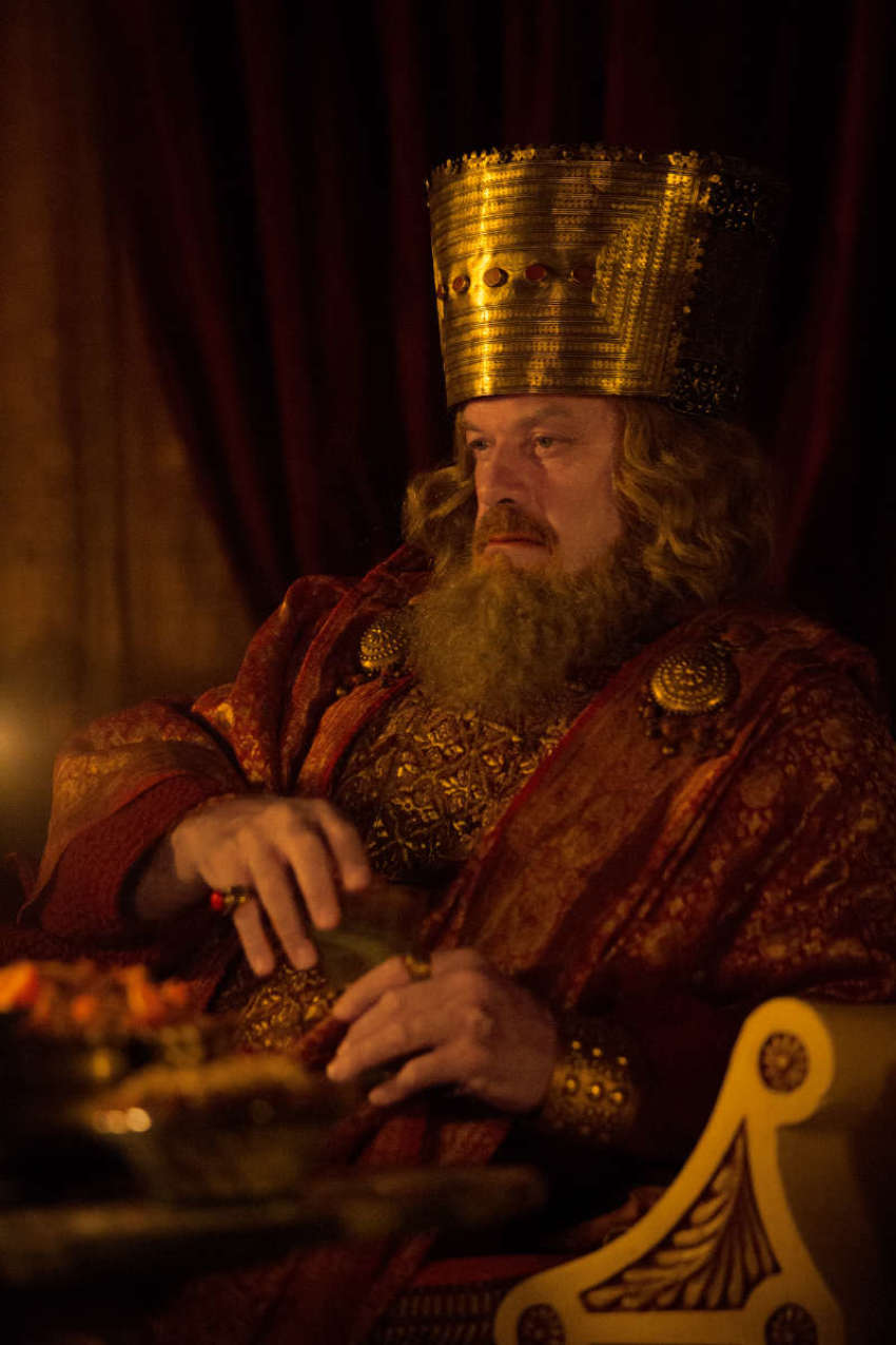 Kelsey Grammer as Herod the Great, the Roman appointed leader of Judea during Jesus' birth. He enacts an execution order in Bethlehem for all male children under the age of 2, based on a belief that one of these children will be the next King of the Jews.??