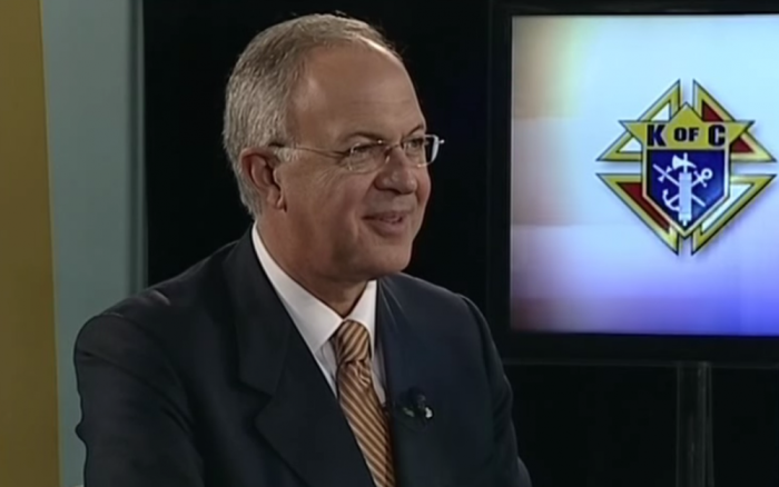 Supreme Knight Carl Anderson, head of the Knights of Columbus, shown in 2012 interview with Salt & Light.
