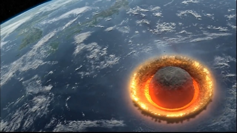 Large Asteroid Impact Simulation