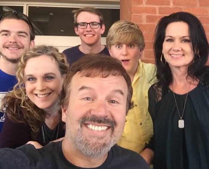 Casting Crowns' Mark Hall after he was discharged from the hospital following surgery to remove a cancerous mass from one of his kidneys.