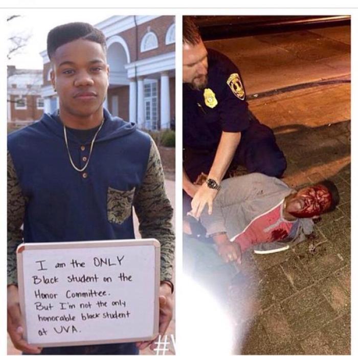 UVA honor student Martese Johnson was injured during an arrest on March 18, 2015