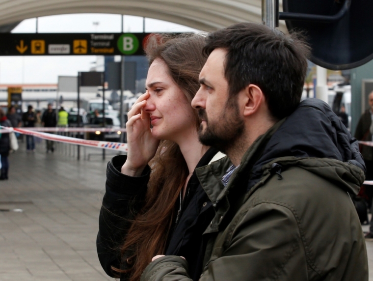 Family members of passengers killed in Germanwings plane crash arrive at Barcelona's El Prat airport March 24, 2015. Lufthansa's budget carrier Germanwings confirmed its flight 4U9525 from Barcelona to Duesseldorf crashed in the French Alps. It said on its Twitter feed that 144 passengers and six crew members were on board the Airbus A320 aircraft.