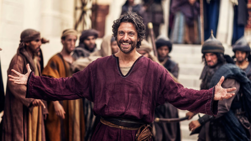 A scene from the new NBC series, "A.D.: The Bible Continues," which airs on 12 consecutive Sundays beginning Easter weekend 2015.
