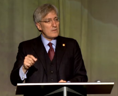 Robert P. George, Princeton University professor, giving remarks at the Southern Baptist Convention Ethics & Religious Liberty Commission's 2015 Leadership Summit, titled 'The Gospel and Racial Reconciliation,' held in Nashville, Tennessee, on Thursday, March 26, 2015.