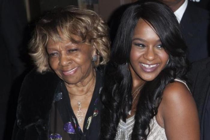 Cissy Houston and Bobbi Kristina Brown (R) attend the opening night of ''The Houstons: On Our Own'' in New York October 22, 2012.