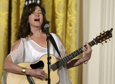 Singer Amy Grant performs during Easter Prayer Breakfast at the White House in Washington April 7, 2015.