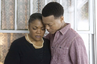Mo'Nique and Julian Walker as Claire and Randy Rousseau in 'Blackbird' film.