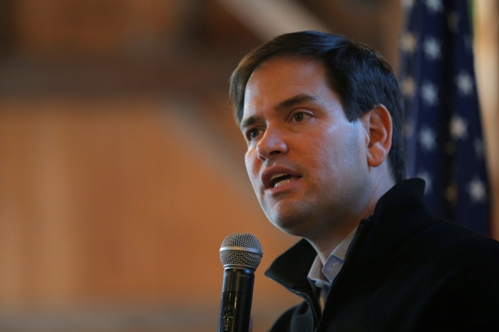 Republican U.S. Senator and possible presidential candidate for 2016 Marco Rubio, R-Fla., speaks during an appearance in Hollis, New Hampshire February 23, 2015.