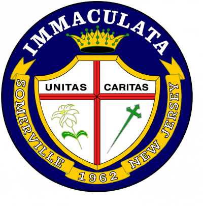 The Immaculata High School crest.