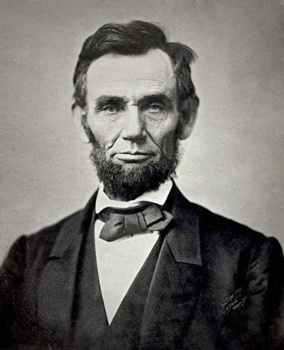 Abraham Lincoln, the 16th president of the United States of America