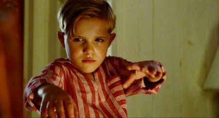 Little boy Pepper Flynt Busbee in the 2015 film "Little Boy."
