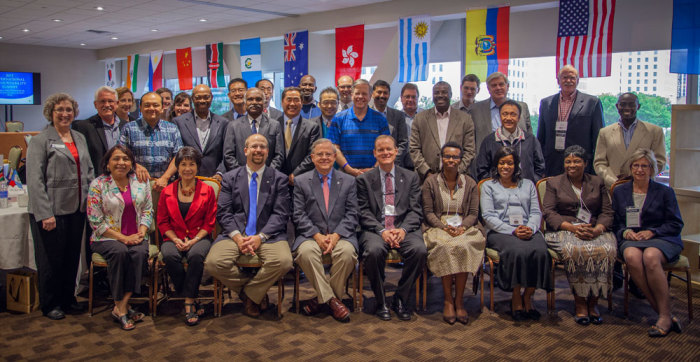Attendees of the first-ever International Accountability Summit, held in conjunction with the Christian Leadership Alliance Conference, in Dallas, Texas, in April 2015.