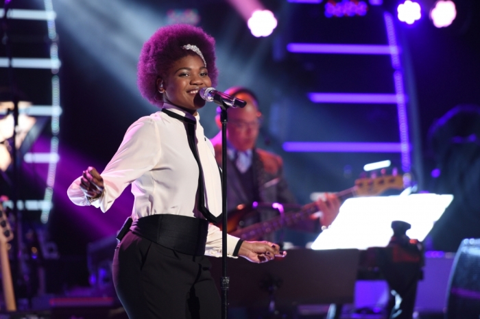 Tyanna Jones performs on 'American Idol XIV' Wednesday, April 15