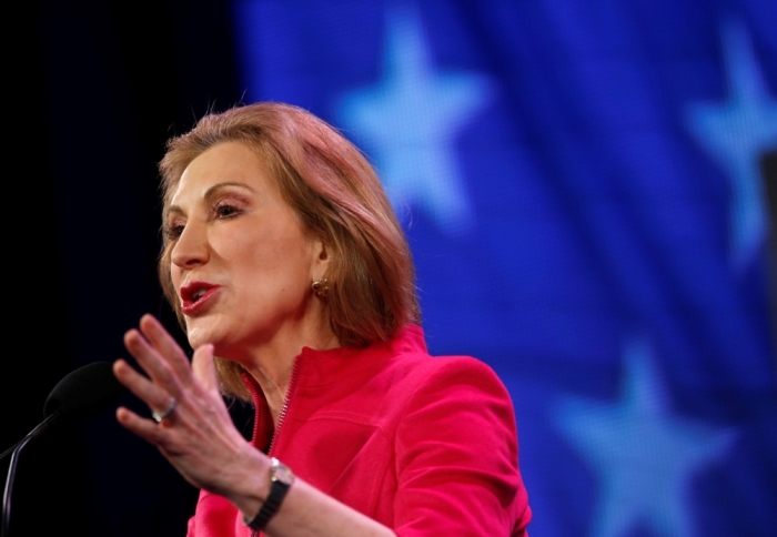 Former Hewlett-Packard Co Chief Executive Officer Carly Fiorina speaks at the Freedom Summit in Des Moines, Iowa, January 24, 2015.
