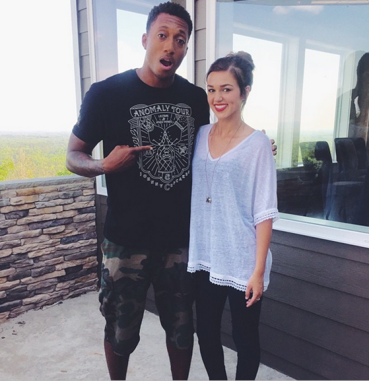 Lecrae joined 'Duck Dynasty' star Sadie Robertson at RUSH 2015 on May 9, 2015.