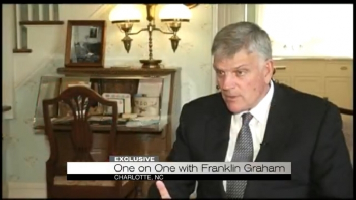 The Rev. Franklin Graham speaking with WIAT 42 News in an interview posted on May 14, 2015.