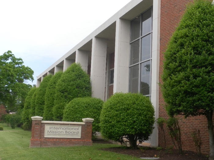 The office of the Southern Baptist Convention's International Mission Board in Richmond, Virginia.