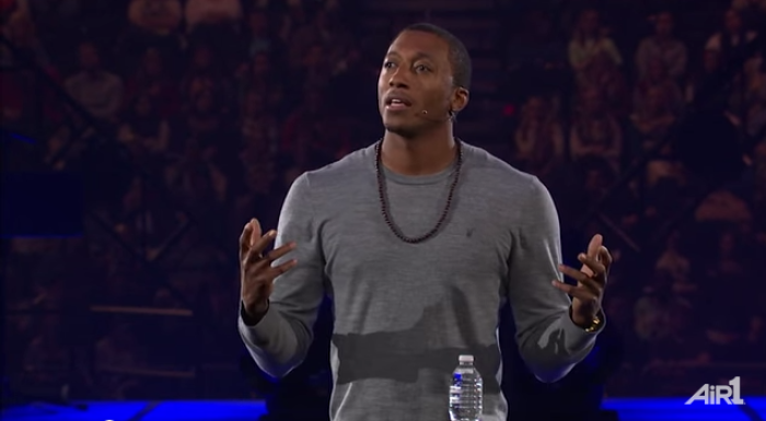 Lecrae presented during Passion 2015 on Jan. 16, 2015.