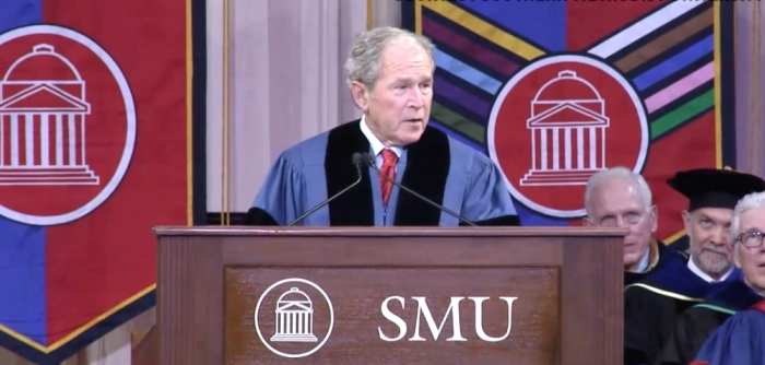 Former President George W. Bush at Southern Methodist University