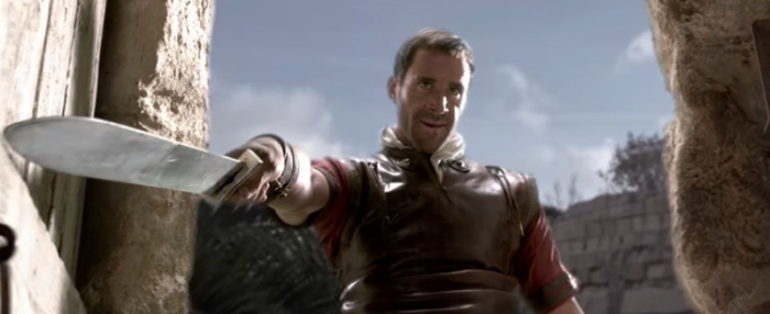 Joseph Fiennes ('Shakespeare in Love') stars as Clavius in the 2016 film, 'Risen.'
