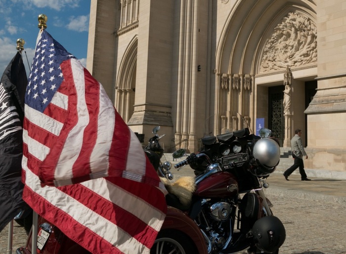 The 2014 'Blessing of the Bikes' held at the Washington National Cathedral in Washington, D.C.