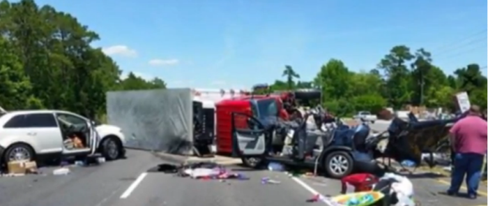 North Carolina pastor's 2-year-old son and wife were in a car crash in Wilmington, Virginia, on Saturday May 23, 2015.