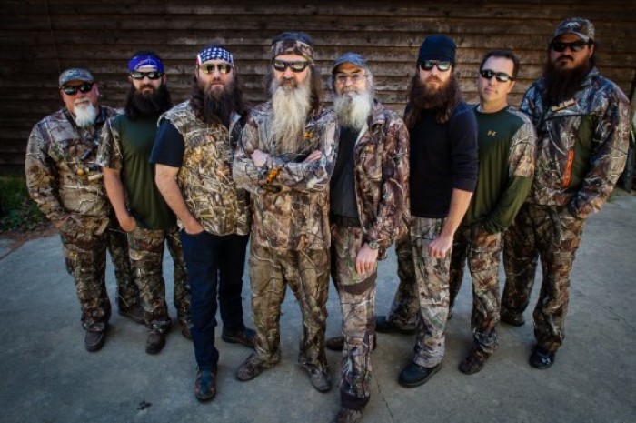 Alan Robertson and A&E's 'Duck Dynasty' co-stars.