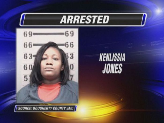Kenlissia Jones, 23, of East Albany, Georgia was charged with murder on June 6 2015 for taking an abortion pill