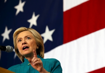 U.S. Democratic presidential candidate Hillary Clinton speaks at a campaign event in Des Moines, Iowa, United States, June 14, 2015.