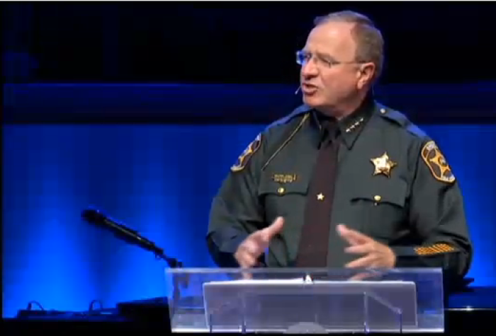 Polk County Sheriff Grady Judd received a letter from the Freedom From Religion Foundation asking him not to preach sermons in his uniform.