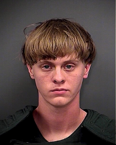 Dylann Roof is seen in this June 18, 2015, handout booking photo provided by Charleston County Sheriff's Office. Roof, a 21-year-old white man, was arrested on Thursday on suspicion of having fatally shot nine people at a historic African-American church in South Carolina. The U.S. Department of Justice is investigating Wednesday's attack as a hate crime, motivated by racism or other prejudice.