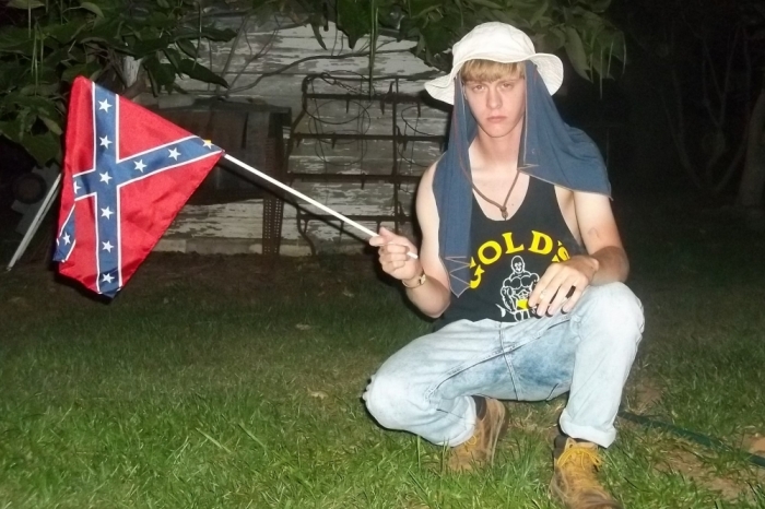 A photograph posted to a website with a racist manifesto shows Dylann Roof, the 21-year-old man charged with murdering nine people at Emanuel AME Church in Charleston, South Carolina.