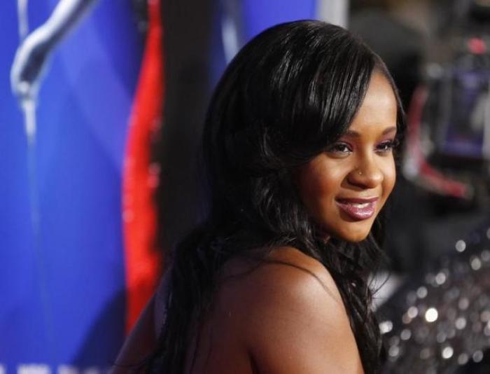 Bobbi Kristina Brown, daughter of the late singer Whitney Houston, poses at the premiere of ''Sparkle'' in Hollywood, California August 16, 2012.