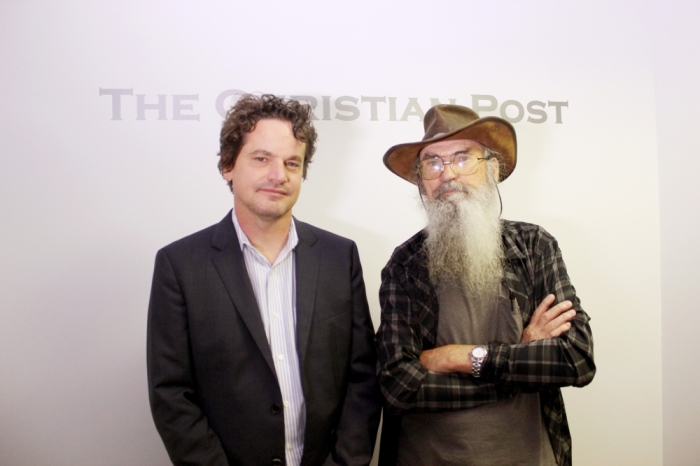 Si Robertson of 'Duck Dynasty' fame and actor Kevin Downes take to CP Voice about the new film 'Faith of Our Fathers' on July 1, 2015.