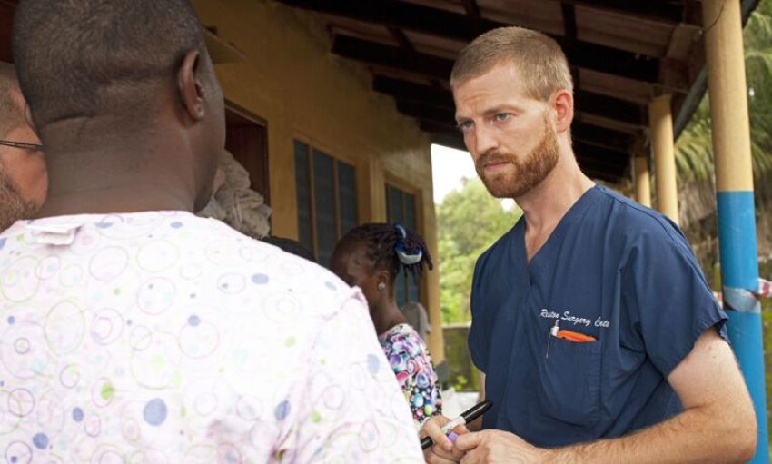 Dr. Kent Brantly and his wife Amber released their book "Called for Life: How Loving Our Neighbor Led Us Into the Heart of the Ebola Epidemic" on July 21, 2015.