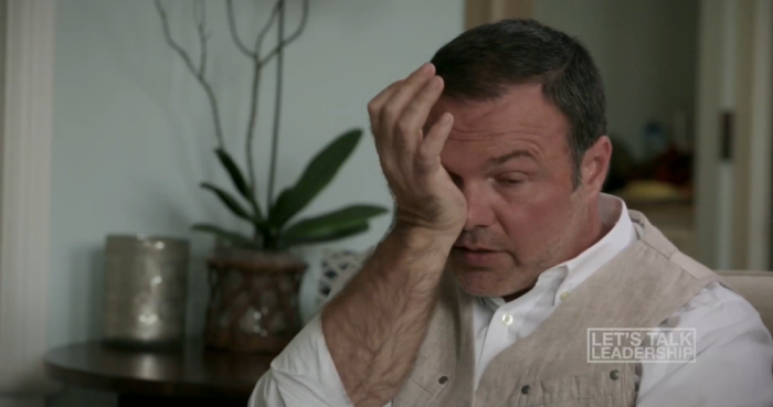 Former Mars Hill Church pastor Mark Driscoll sheds tears as he talks about how God told him to resign from the megachurch he co-founded in an interview with Hillsong Church's Brian Houston.