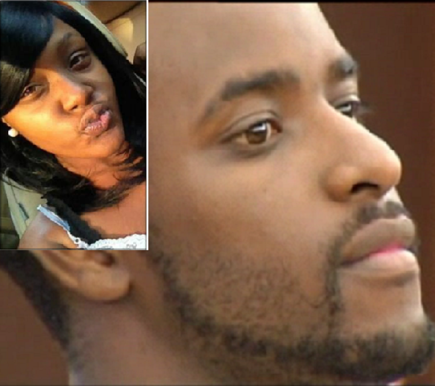 Carlton "C.J." Bryan, 24, and his now deceased girlfriend (inset) Shamari Jenkins.