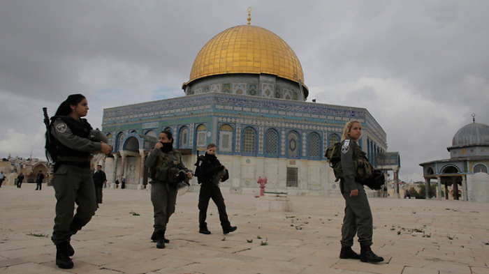 The Dome of the Rock is located on the Temple Mount in Jerusalem.